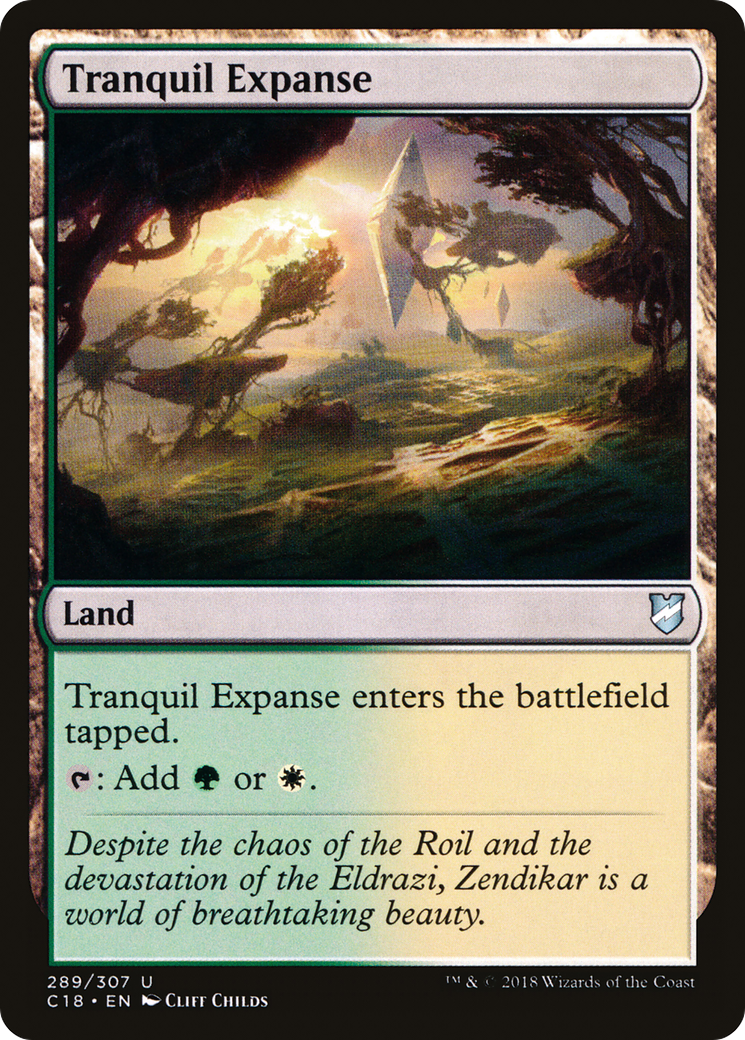 Tranquil Expanse (C18-289) [Commander 2018] MTG Single Wizards of the Coast