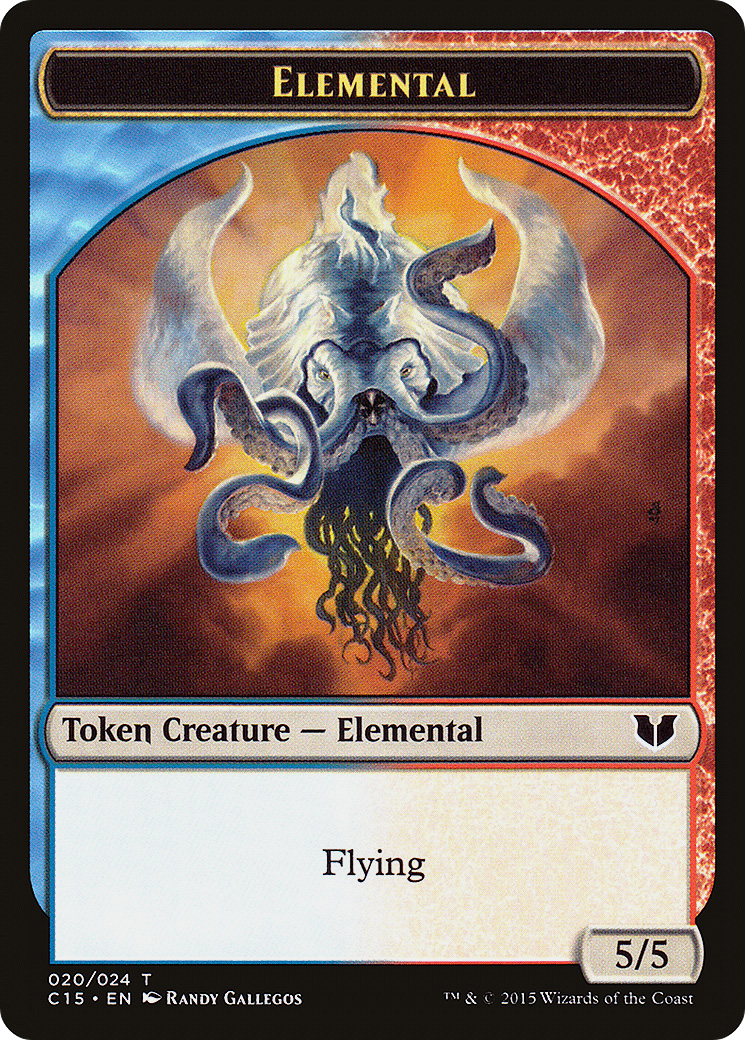 Elemental (TC15-020) [Tokens] Commander 2015 Tokens MTG Single Wizards of the Coast