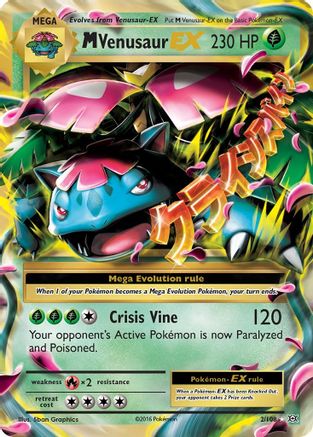 M Venusaur EX (2/108) Holofoil [XY: Evolutions] Pokemon Single Pokémon