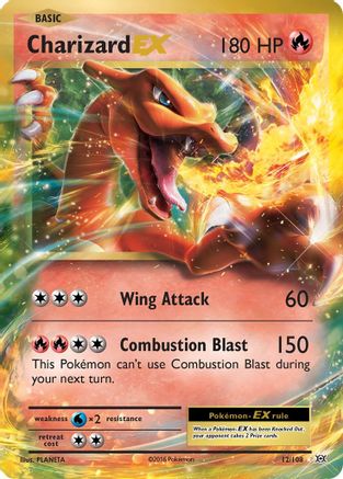 Charizard EX (12/108) Holofoil [XY: Evolutions] Pokemon Single Pokémon