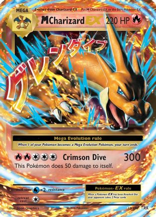 M Charizard EX (13/108) Holofoil [XY: Evolutions] Pokemon Single Pokémon