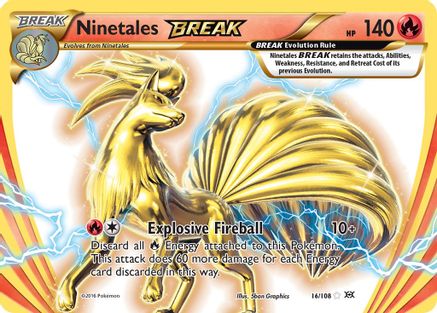 Ninetales BREAK (16/108) Holofoil [XY: Evolutions] Pokemon Single Pokémon