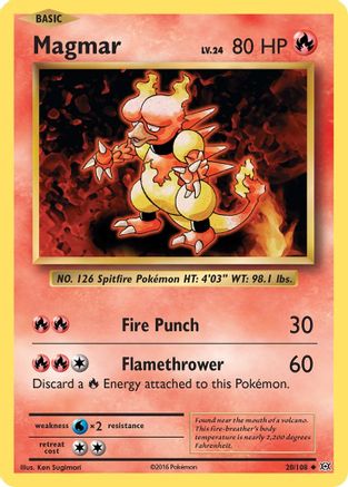 Magmar (20/108) [XY: Evolutions] Pokemon Single Pokémon