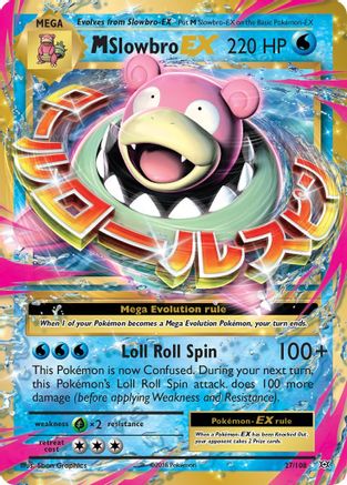 M Slowbro EX (27/108) Holofoil [XY: Evolutions] Pokemon Single Pokémon