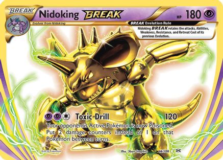 Nidoking BREAK (46/108) Holofoil [XY: Evolutions] Pokemon Single Pokémon