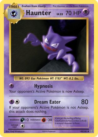 Haunter (48/108) Reverse Holofoil [XY: Evolutions] Pokemon Single Pokémon