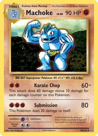 Machoke (58/108) [XY: Evolutions] Pokemon Single Pokémon