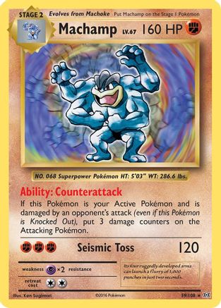 Machamp (59/108) Holofoil [XY: Evolutions] Pokemon Single Pokémon