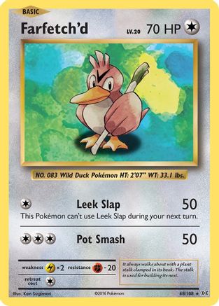 Farfetch'd (68/108) [XY: Evolutions] Pokemon Single Pokémon