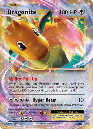 Dragonite EX (72/108) Holofoil [XY: Evolutions] Pokemon Single Pokémon