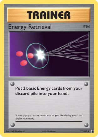 Energy Retrieval (77/108) Reverse Holofoil [XY: Evolutions] Pokemon Single Pokémon