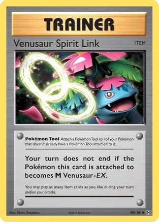 Venusaur Spirit Link (89/108) [XY: Evolutions] Pokemon Single Pokémon