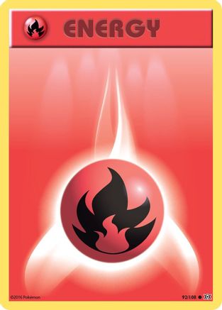 Fire Energy (92/108) [XY: Evolutions] Pokemon Single Pokémon