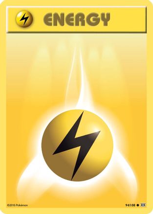 Lightning Energy (94/108) Reverse Holofoil [XY: Evolutions] Pokemon Single Pokémon