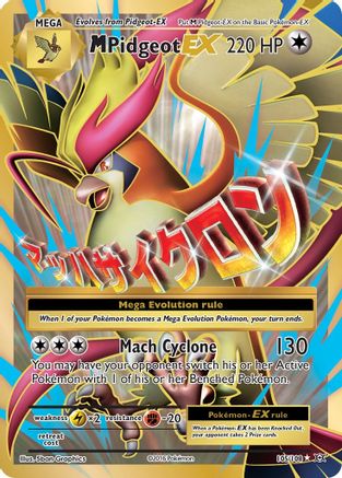 M Pidgeot EX (Full Art) 105/108 Holofoil [XY: Evolutions] Pokemon Single Pokémon