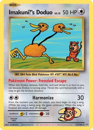 Imakuni?'s Doduo (112/108) [XY: Evolutions] Pokemon Single Pokémon