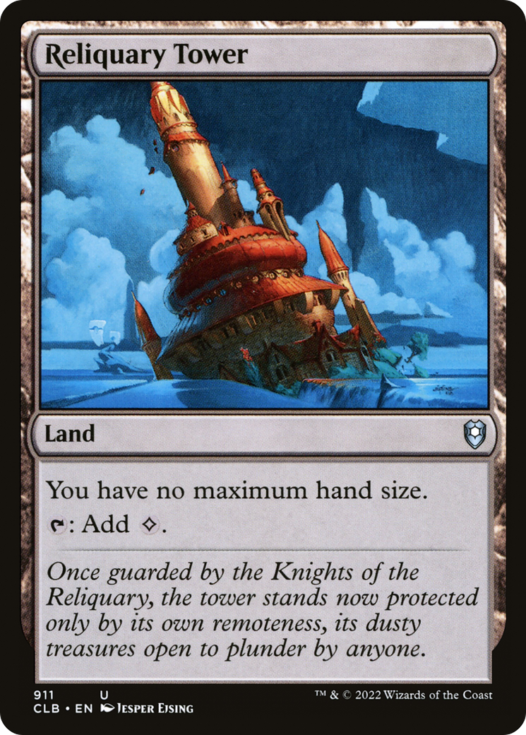Reliquary Tower (CLB-911) [Commander Legends: Battle for Baldur's Gate] MTG Single Wizards of the Coast