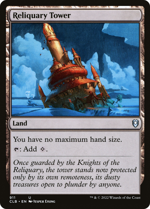 Reliquary Tower (CLB-911) [Commander Legends: Battle for Baldur's Gate] MTG Single Wizards of the Coast