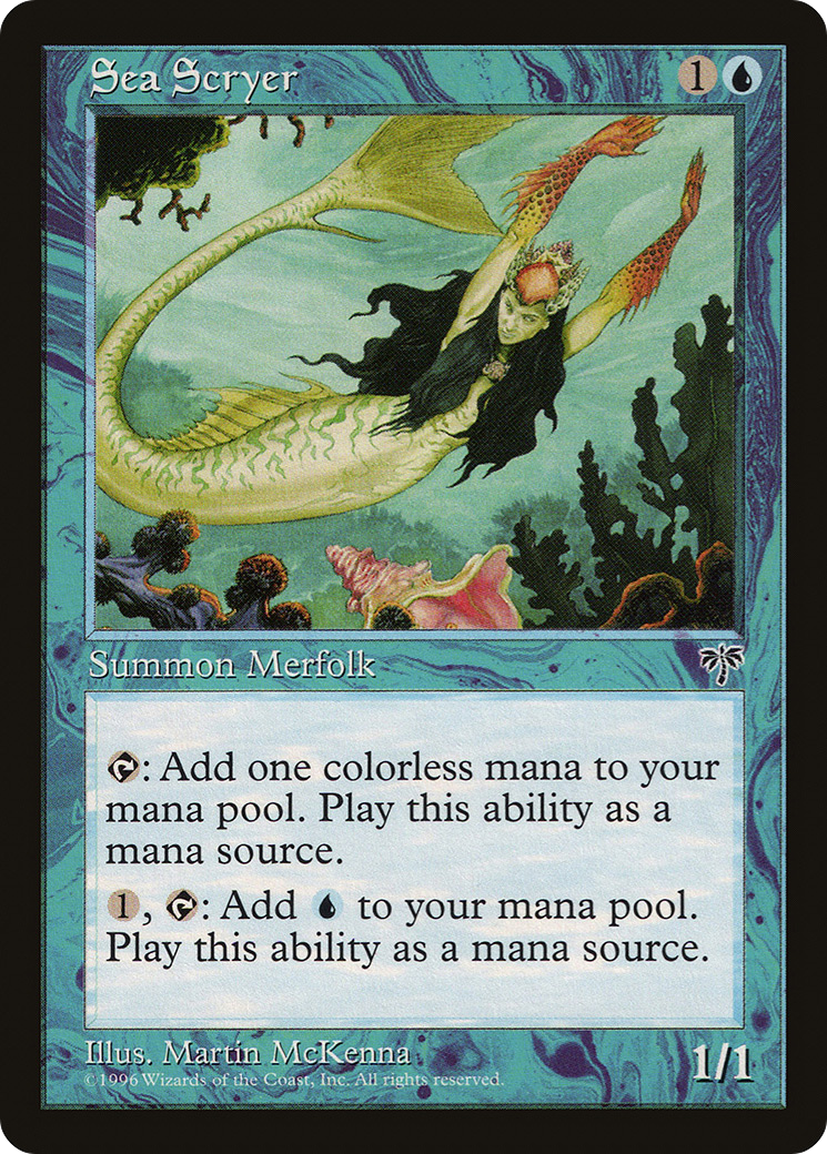 Sea Scryer [Mirage] MTG Single Magic: The Gathering
