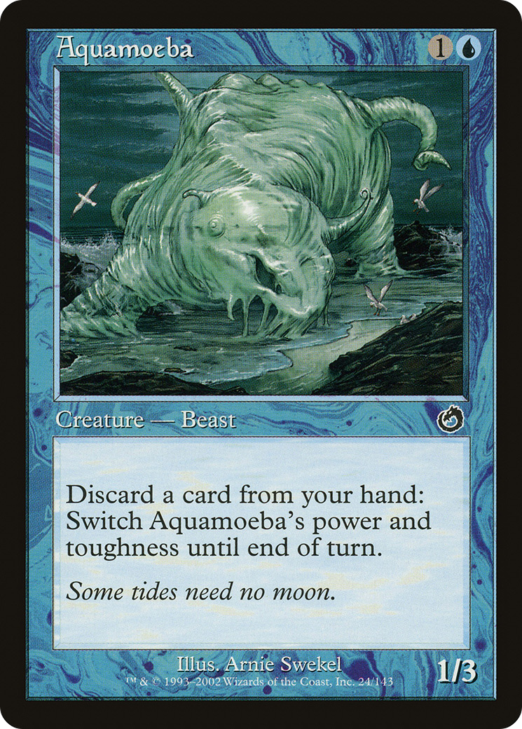 Aquamoeba (TOR-024) [Torment] Foil MTG Single Wizards of the Coast