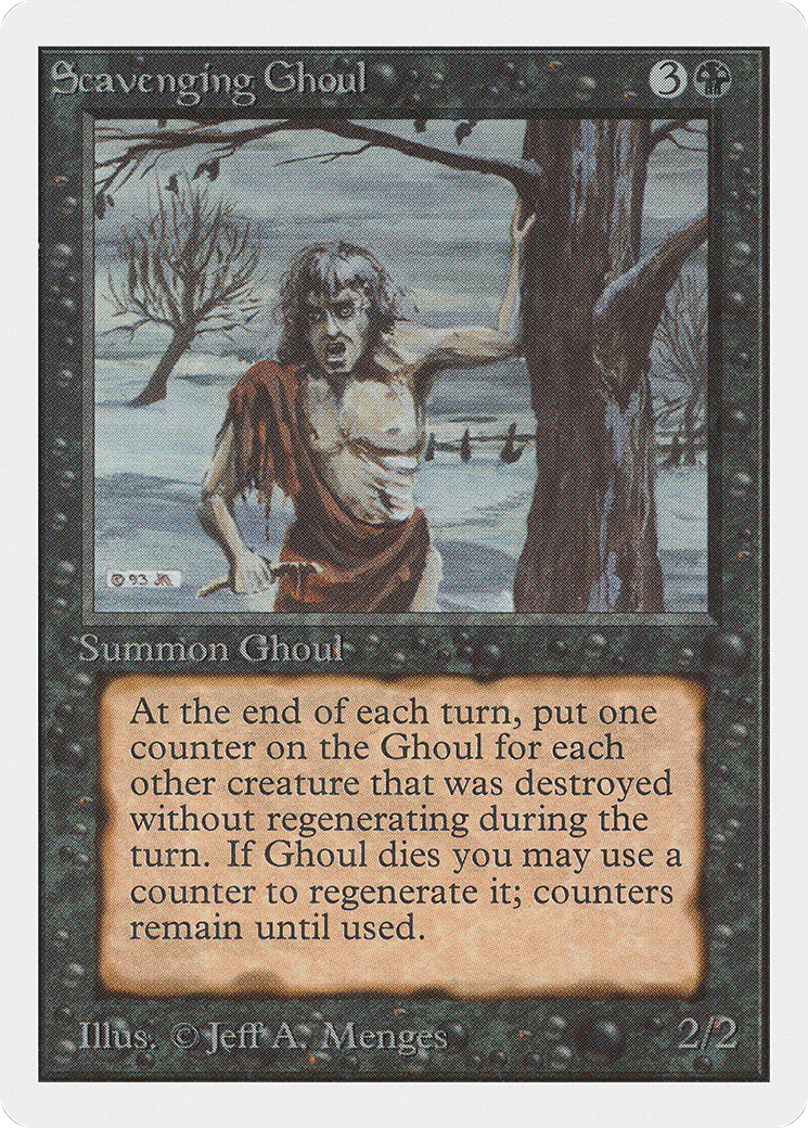 Scavenging Ghoul (2ED-127) [Oldschool] Unlimited Edition MTG Single Wizards of the Coast