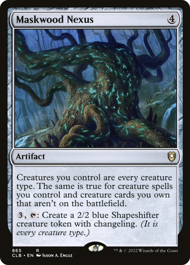 Maskwood Nexus (CLB-865) [Commander Legends: Battle for Baldur's Gate] MTG Single Wizards of the Coast