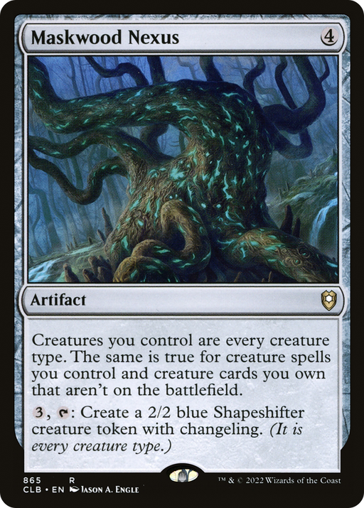 Maskwood Nexus (CLB-865) [Commander Legends: Battle for Baldur's Gate] MTG Single Wizards of the Coast