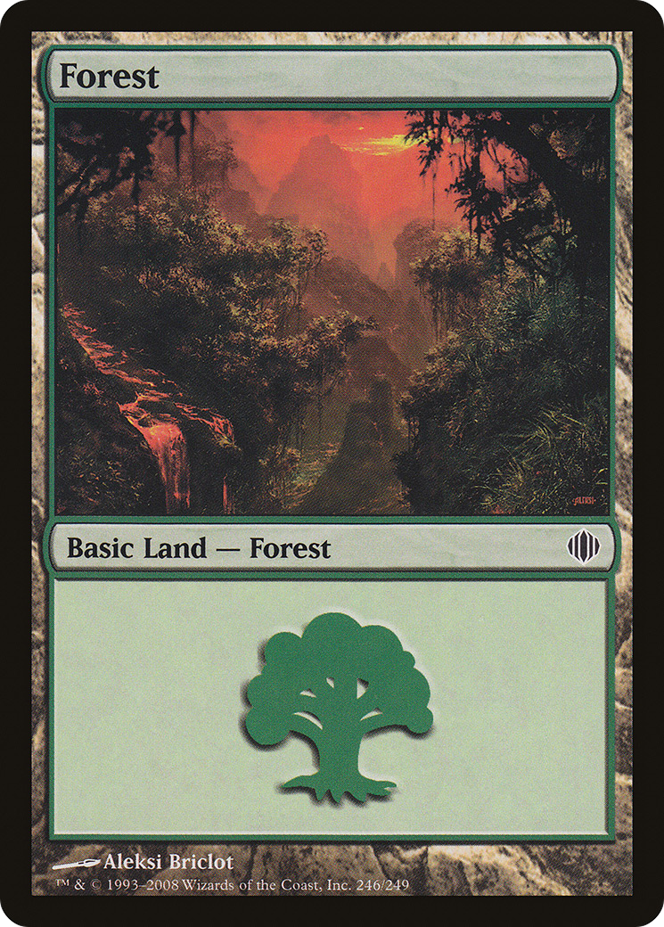 Forest (ALA-246) [Shards of Alara] MTG Single Wizards of the Coast