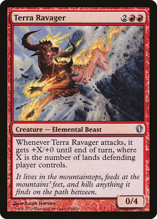 Terra Ravager (C13-126) [Commander 2013] MTG Single Wizards of the Coast