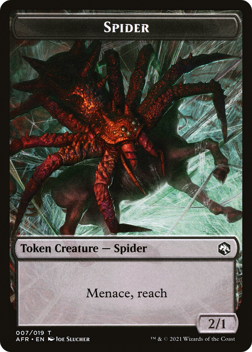Spider (AFR-007) [Tokens] Adventures in the Forgotten Realms Tokens MTG Single Wizards of the Coast