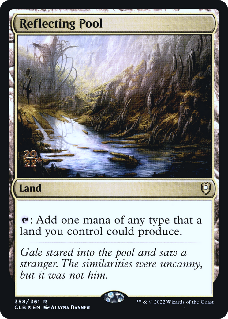 Reflecting Pool (PRE-358) [Battle for Baldur's Gate Promos] Foil MTG Single Wizards of the Coast