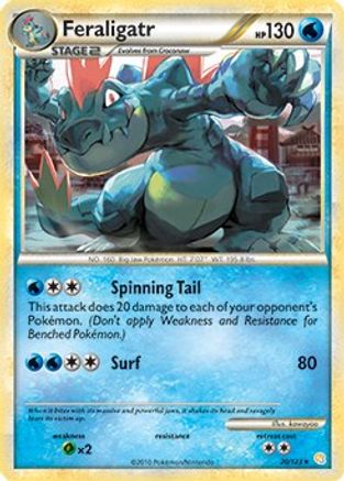 Feraligatr - 20/123 (Cosmos Holo) () Holofoil [Misc: Deck Exclusives] Pokemon Single Pokémon