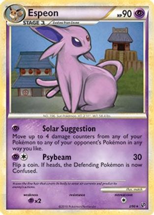 Espeon - 2/90 (HGSS Undaunted) () [Misc: Deck Exclusives] Pokemon Single Pokémon