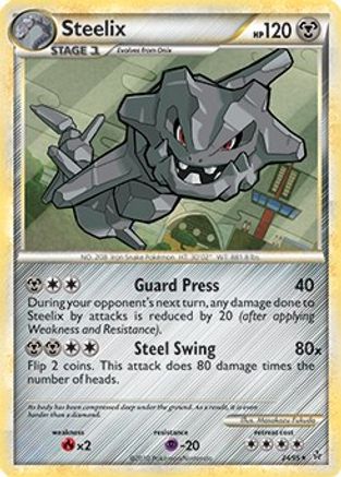 Steelix - 24/95 (HGSS Unleashed) () Holofoil [Misc: Deck Exclusives] Pokemon Single Pokémon