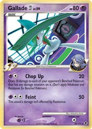 Gallade E4 - 20/111 (DPPt Rising Rivals) () Holofoil [Misc: Deck Exclusives] Pokemon Single Pokémon