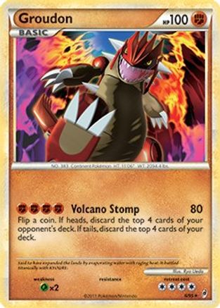 Groudon - 6/95 (Call of Legends) () [Misc: Deck Exclusives] Pokemon Single Pokémon