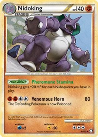 Nidoking - 6/102 () [Misc: Deck Exclusives] Pokemon Single Pokémon