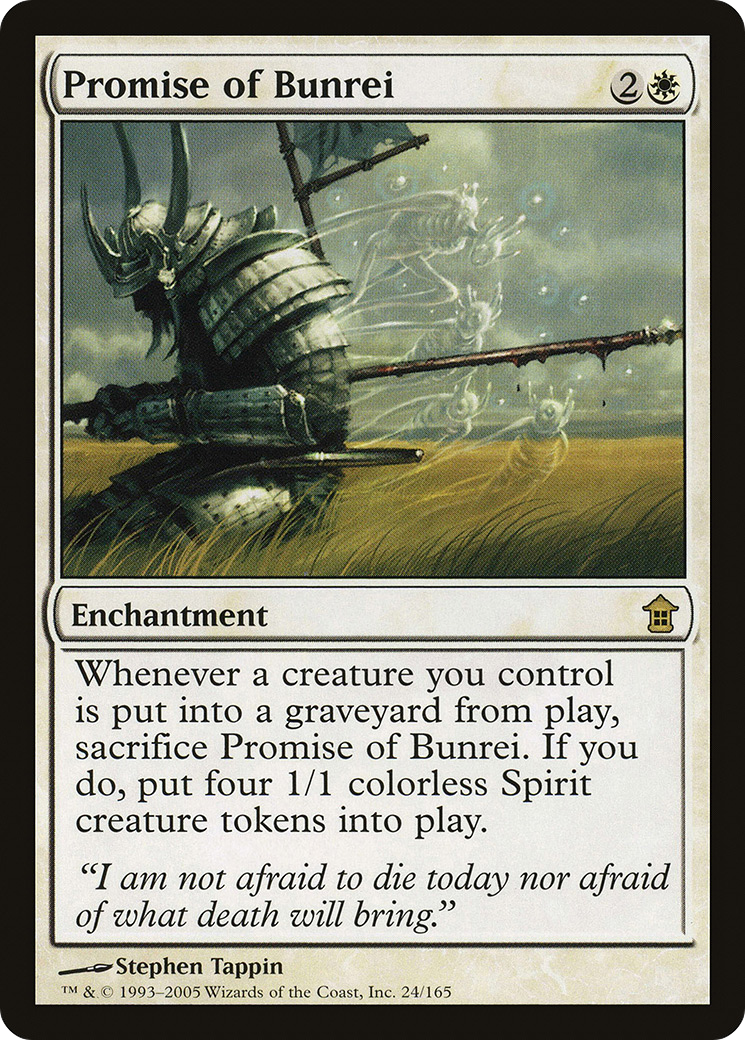 Promise of Bunrei (SOK-024) [Saviors of Kamigawa] MTG Single Wizards of the Coast
