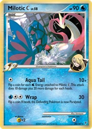 Milotic C - 35/147 (DPPt Supreme Victors) () Holofoil [Misc: Deck Exclusives] Pokemon Single Pokémon