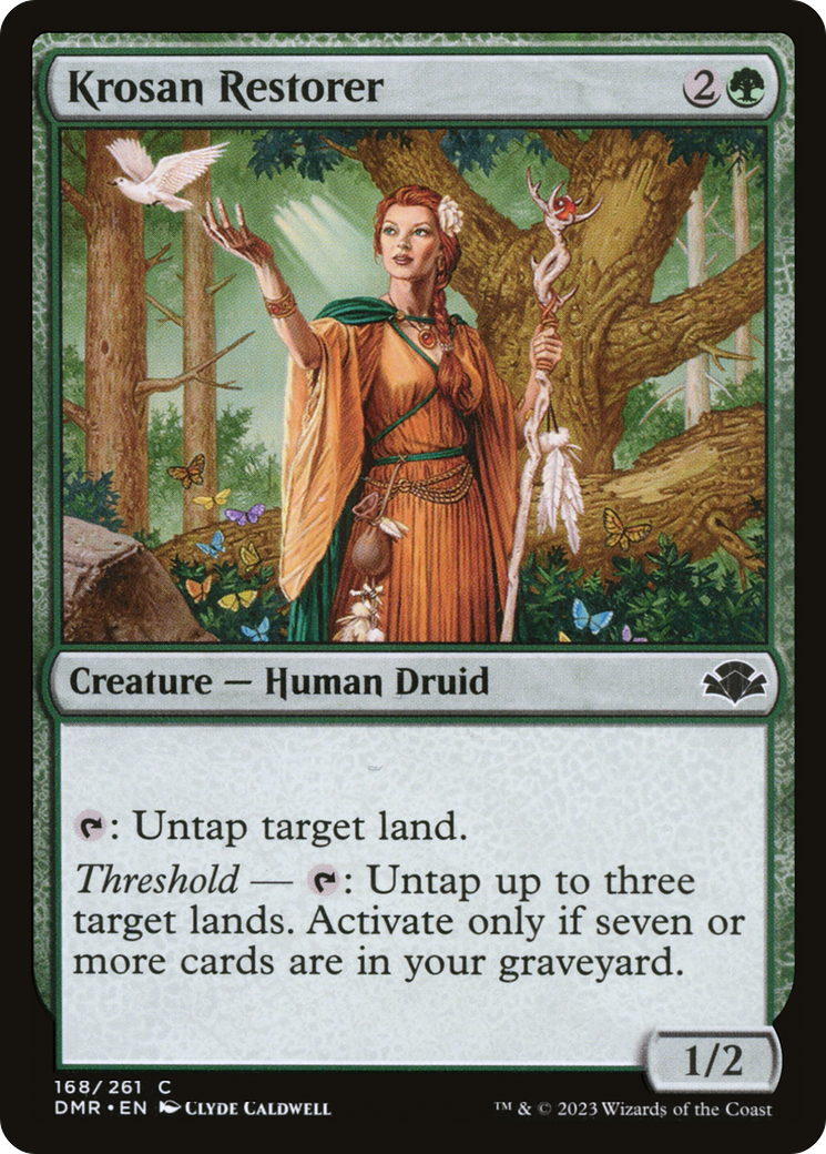 Krosan Restorer (DMR-168) [Dominaria Remastered] MTG Single Wizards of the Coast