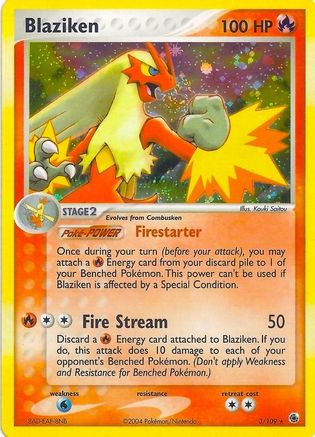 Blaziken (Holo) () Holofoil [EX: Battle Stadium] Pokemon Single Pokémon