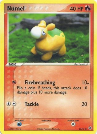 Numel (69) (69) [EX: Battle Stadium] Pokemon Single Pokémon
