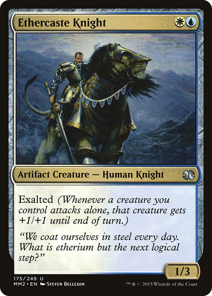 Ethercaste Knight (MM2-175) [Modern Masters 2015] Foil MTG Single Wizards of the Coast