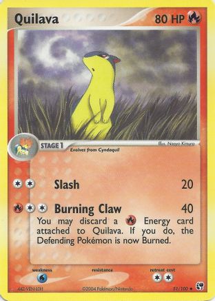 Quilava () [EX: Battle Stadium] Pokemon Single Pokémon