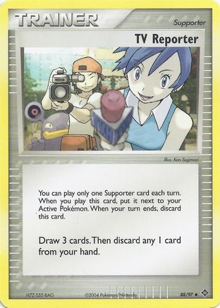TV Reporter () [EX: Battle Stadium] Pokemon Single Pokémon
