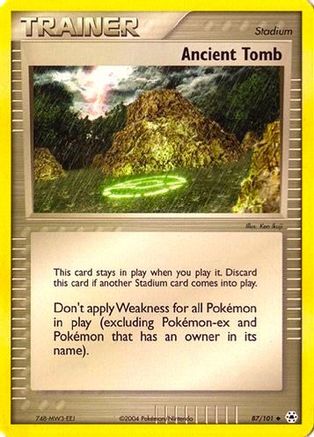 Ancient Tomb (87) - [EX: Battle Stadium] Pokemon Single Pokémon