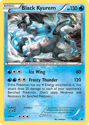 Black Kyurem - XY160 (XY160/211) Holofoil [Promos: XY Promos] Pokemon Single Pokémon