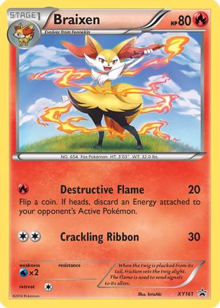 Braixen - XY161 (XY161/211) Holofoil [Promos: XY Promos] Pokemon Single Pokémon