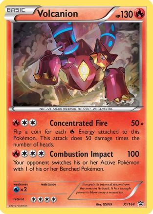 Volcanion - XY164 (/211) Holofoil [Promos: XY Promos] Pokemon Single Pokémon