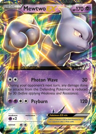 Mewtwo EX - XY183 (XY183/211) Holofoil [Promos: XY Promos] Pokemon Single Pokémon